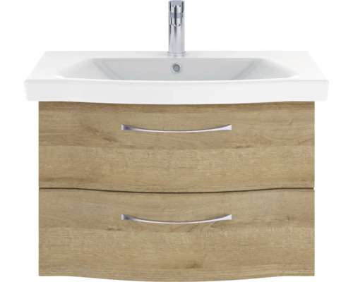 Waschtischunterschrank mit zwei Schubladen und Waschbecken