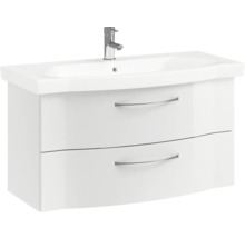 Meuble sous-lavabo avec deux tiroirs et lavabo