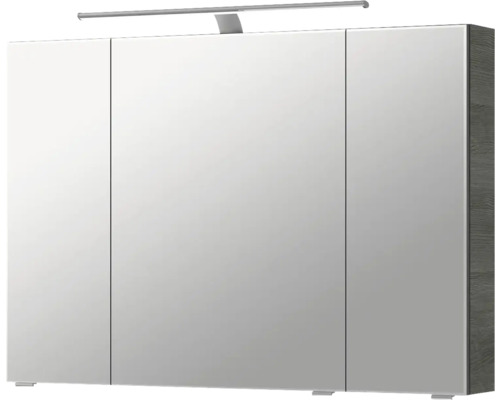 Spiegelschrank mit drei Türen und Beleuchtung