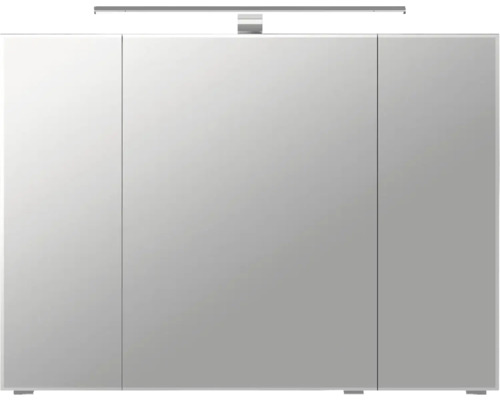 Spiegelschrank mit drei Türen und Beleuchtung