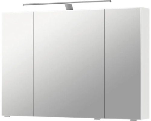 Spiegelschrank mit drei Türen und Beleuchtung