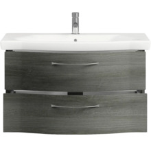 Meuble sous-vasque avec deux tiroirs et robinet