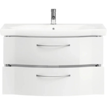 Meuble sous-lavabo avec deux tiroirs et lavabo