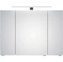 Armoire de toilette à trois portes avec éclairage