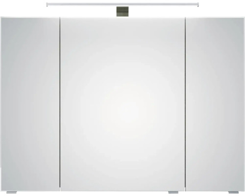 Armoire de toilette à trois portes avec éclairage