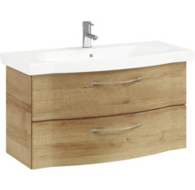 Meuble sous-lavabo avec deux tiroirs et lavabo