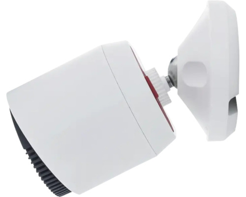 Weisse Überwachungskamera zur Wandmontage