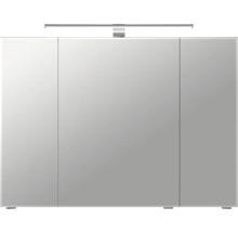 Armoire de toilette à trois portes avec éclairage