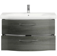 Meuble sous-lavabo avec deux tiroirs et lavabo