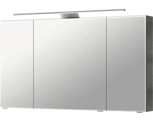 Armoire de toilette à trois portes avec éclairage