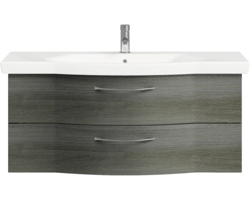 Meuble sous-lavabo avec deux tiroirs et lavabo