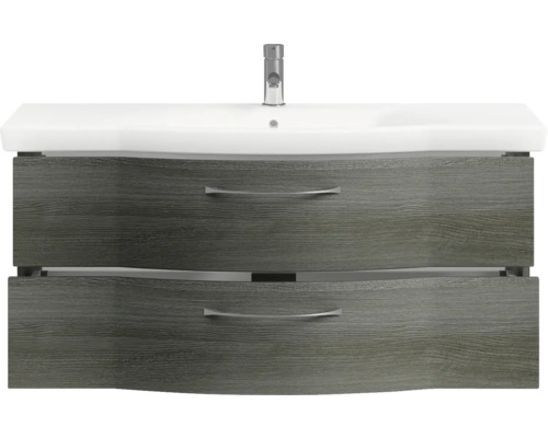 Meuble sous-lavabo avec deux tiroirs et lavabo