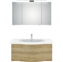 Meuble sous-vasque avec lavabo et armoire de toilette pour la salle de bains