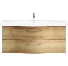 Meuble sous-lavabo avec deux tiroirs et lavabo