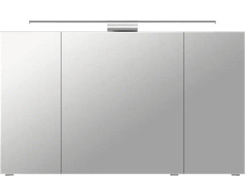 Armoire de toilette avec trois portes et éclairage