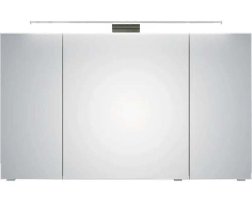 Armoire de toilette à trois portes avec éclairage