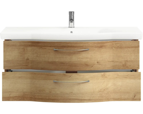 Meuble sous-vasque avec deux tiroirs et lavabo