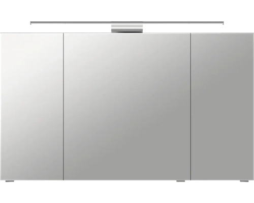 Armoire de toilette à trois portes avec éclairage