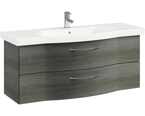 Meuble sous-vasque avec deux tiroirs et vasque à poser