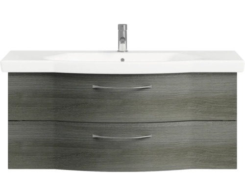 Meuble sous-lavabo avec lavabo et deux tiroirs