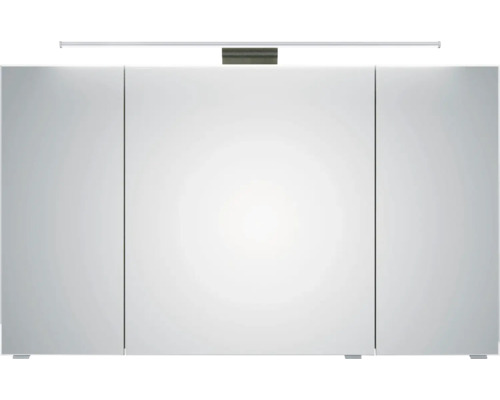 Armoire de toilette à trois portes avec éclairage