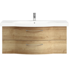 Meuble sous-lavabo avec deux tiroirs et lavabo