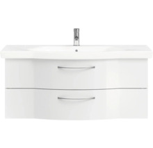 Meuble sous-lavabo avec deux tiroirs et lavabo à poser