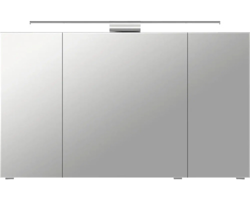 Armoire de toilette à trois portes avec éclairage