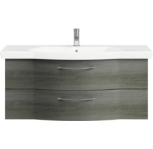 Meuble sous-lavabo avec deux tiroirs et un lavabo