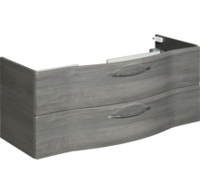 Meuble sous-vasque avec deux tiroirs aspect bois