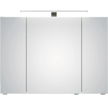 Armoire de toilette à trois portes avec éclairage