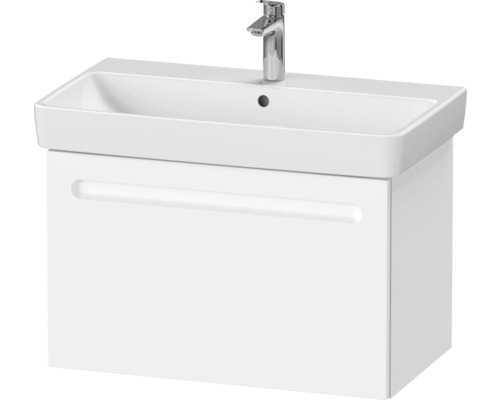 Vasque avec meuble sous-vasque et robinetterie