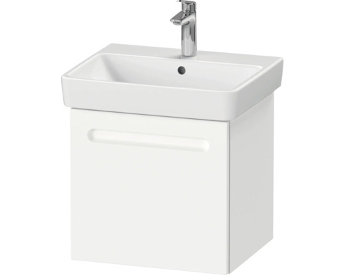 Lavabo avec meuble sous-vasque et robinetterie pour la salle de bain