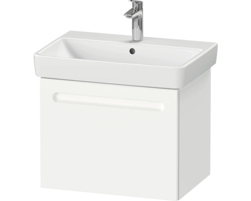 Lavabo avec meuble sous-vasque et robinetterie