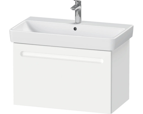 Lavabo avec meuble sous-vasque et robinetterie