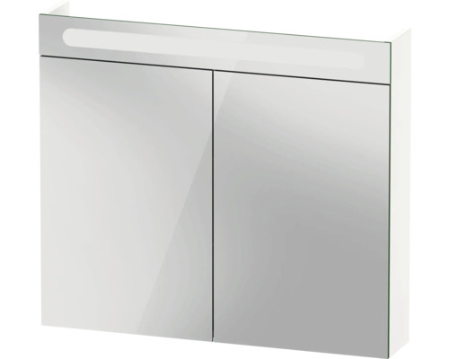 Armoire de toilette à miroir avec deux portes et éclairage