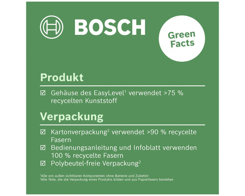 Bosch Laser-Wasserwaage EasyLevel