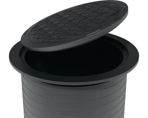 Couvercle de regard en plastique avec motif