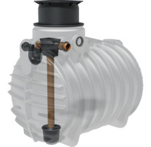Regenwasser-Erdtank 3400 Liter inkl. Tankeinbaufilter