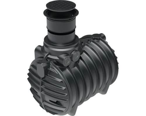 Station d''épuration avec couvercle