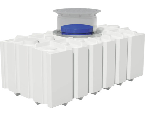 Citerne blanche pour la récupération de l''eau de pluie