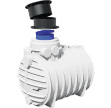 Cuve enterrée d'eau potable 3 400 litres compr. couvercle
