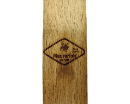 Logo Maurerlob sur manche en bois