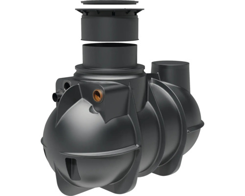 Réservoir d''eau de pluie en plastique avec couvercle