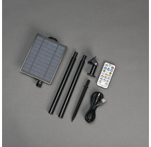 Solarleuchten Zubehör mit Solarpanel, Erdspiess, USB-Kabel und Fernbedienung