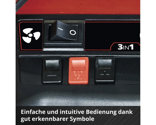 Nahaufnahme des Bedienfelds eines Kompressors mit Schaltern und Anzeigen