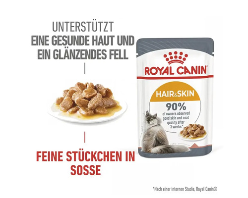 Royal Canin Hair and Skin Katzenfutter im Portionsbeutel