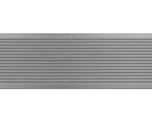 Graue Fliesen mit gerillter Oberfläche