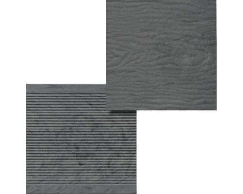 Lame de terrasse Konsta en bois composite Masivo profilé plein mat 26x145 mm (au mètre à partir de 1,00 m jusqu'à 6,00 m max.)