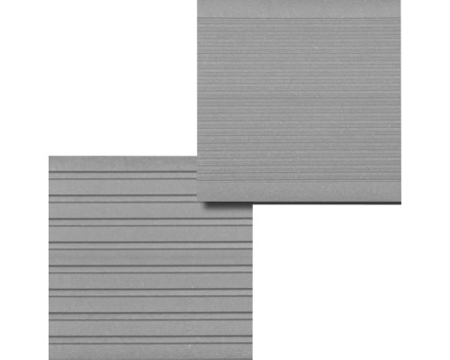 Profilés de bordure d''escalier gris avec structure rainurée